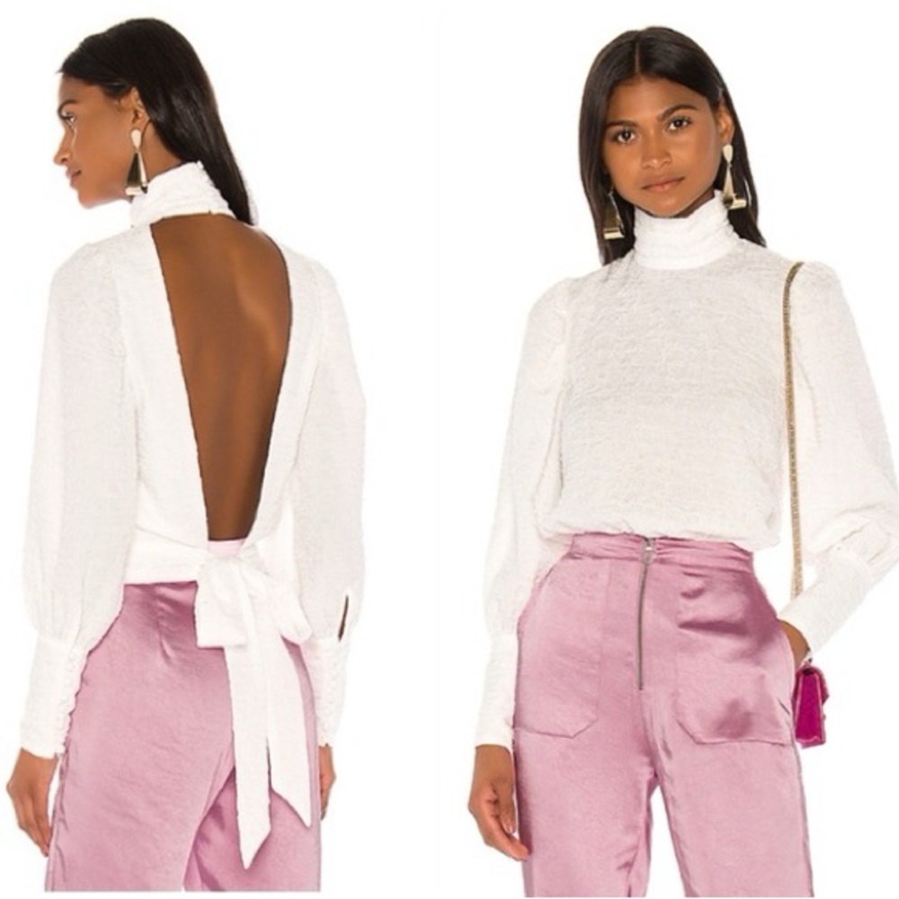 ATOIR Supernova Volume Sleeve High Neck Top